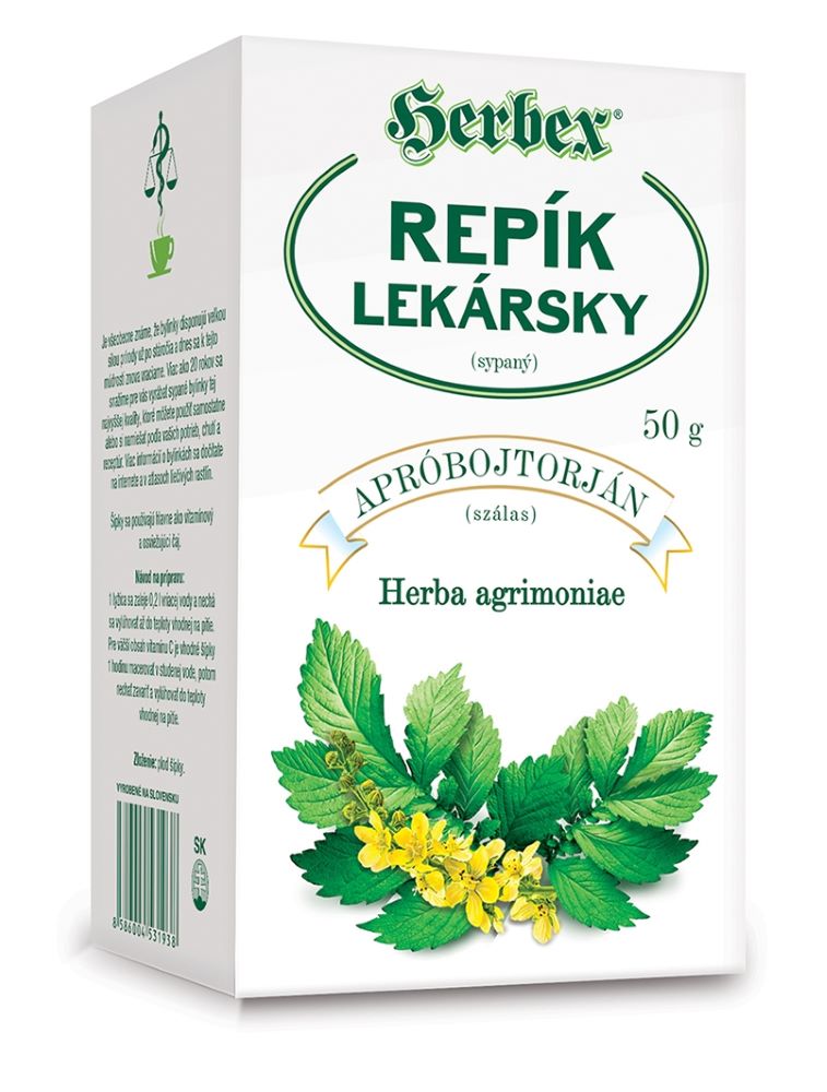 Herbex Repík lekársky sypaný čaj 50 g – Obrázok 1