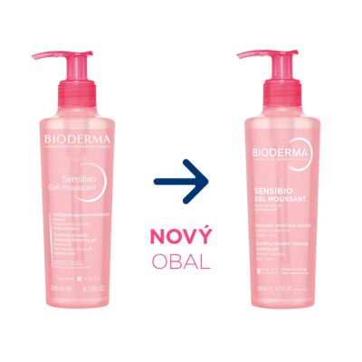 BIODERMA Sensibio Gel moussant čistiaci gél pre citlivú pleť 200 ml – Obrázok 2
