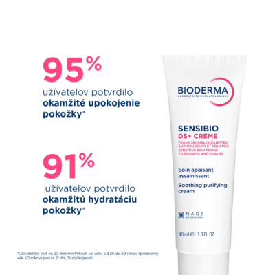 BIODERMA Sensibio DS+ krém na šupinatú pokožku, seborea 40 ml – Obrázok 4
