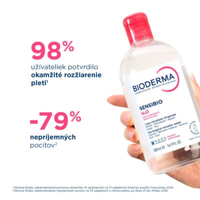 BIODERMA Sensibio H2O micelárna voda na citlivú pleť 250 ml – Obrázok 4
