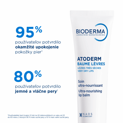 BIODERMA Atoderm Balzam na pery 15 ml – Obrázok 3