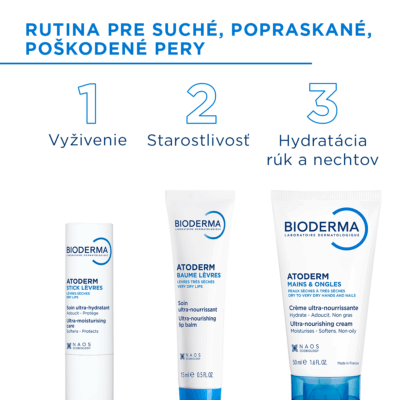 BIODERMA Atoderm Balzam na pery 15 ml – Obrázok 4