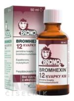 BROMHEXIN 12 KM perorálne kvapky 50 ml