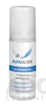 ALFASILVER prášok v spreji na ošetrenie rán 1x125 ml