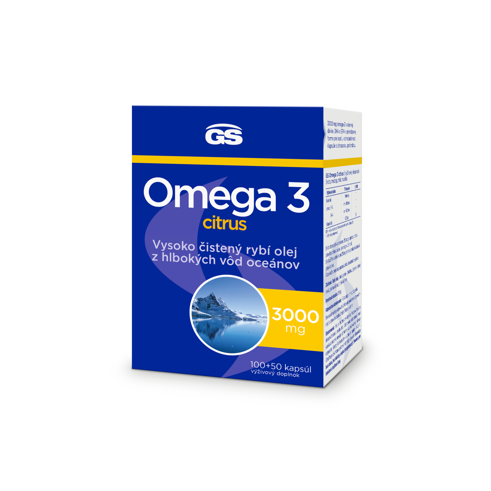 GS Omega 3 Citrus 150 kapsúl – Obrázok 1