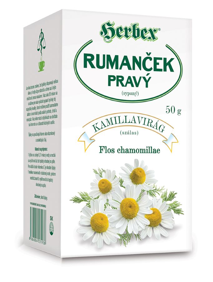 Herbex Rumanček pravý sypaný čaj 50 g – Obrázok 1