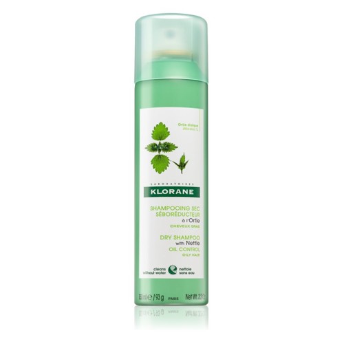 KLORANE Seboregulačný suchý šampón so žihľavou na mastné vlasy 150 ml – Obrázok 1
