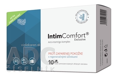 4y5yz50_400x400 INTIMComfort Vlhčené obrúsky anti-intertrigo komplex 1x10 ks – Obrázok 1