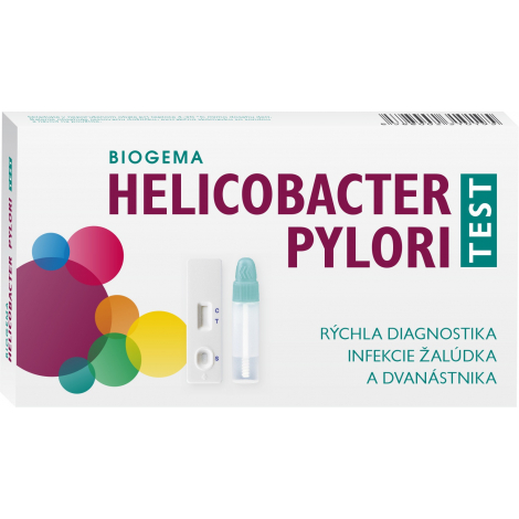 BIOGEMA HELICOBACTER PYLORI TEST diagnostický test zo stolice 1x1 ks – Obrázok 1