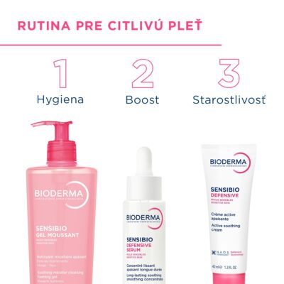 BIODERMA Sensibio Gel moussant čistiaci gél pre citlivú pleť 500 ml – Obrázok 5
