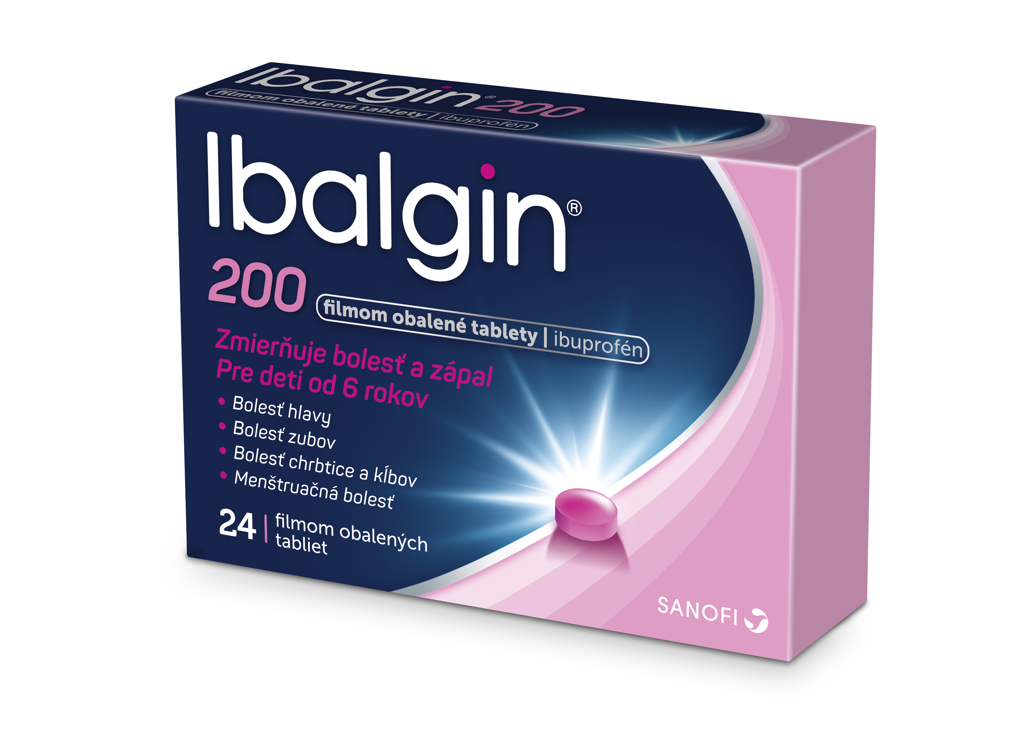 Ibalgin 200 mg 24 tabliet – Obrázok 1