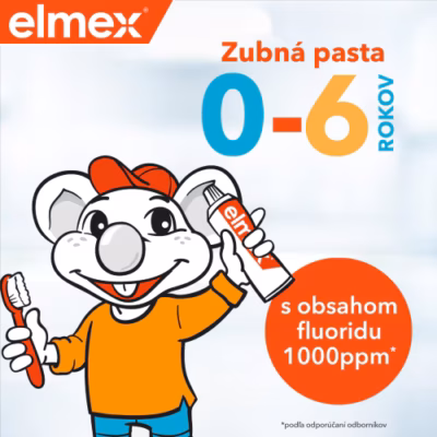 ELMEX DETSKÁ ZUBNÁ PASTA 2x50 ml – Obrázok 2