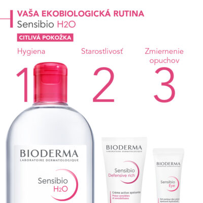 BIODERMA Sensibio H2O micelárna voda na citlivú pleť 850 ml – Obrázok 3