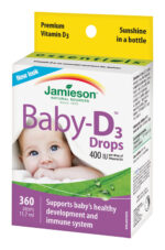 JAMIESON BABY-D3 VITAMÍN D3 400 IU KVAPKY 11,7 ml
