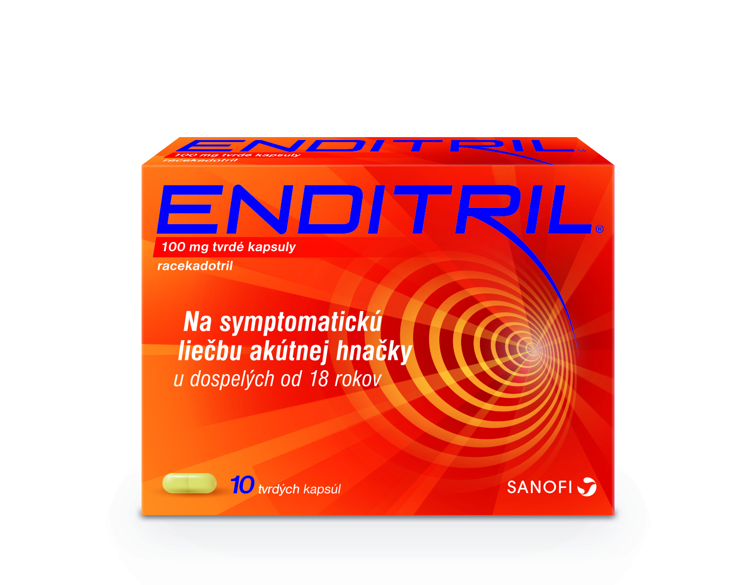 ENDITRIL 100 mg 10 kapsúl – Obrázok 1