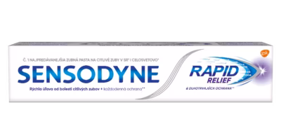 SENSODYNE RAPID RELIEF COOL MINT zubná pasta 75 ml – Obrázok 2