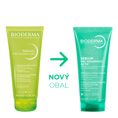 BIODERMA Sébium Gel moussant actif hĺbkovo čistiaci gél na mastnú pleť a akné 200 ml – Obrázok 3