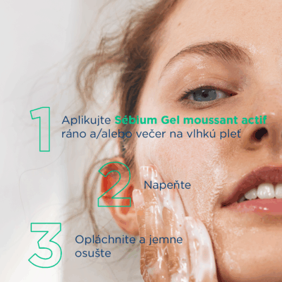 BIODERMA Sébium Gel moussant actif hĺbkovo čistiaci gél na mastnú pleť a akné 200 ml – Obrázok 10