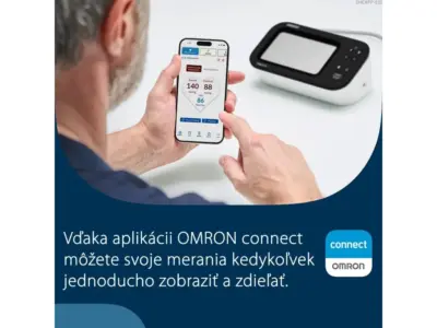 OMRON M7 Intelli IT AFIB tlakomer na rameno + adaptér – Obrázok 3
