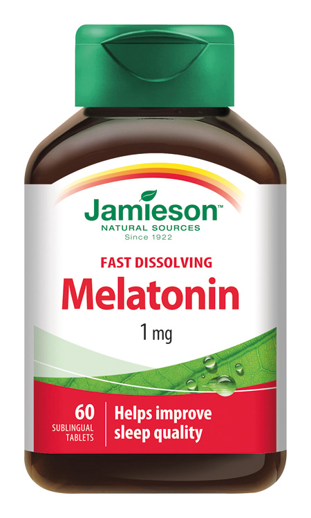 JAMIESON MELATONÍN 1 mg 60 tabliet – Obrázok 1