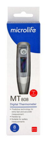 MICROLIFE Digitálny teplomer MT 808 8-sekundový flexi – Obrázok 3