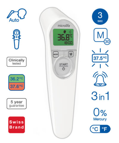 MICROLIFE Bezkontaktný teplomer NC 200 – Obrázok 3