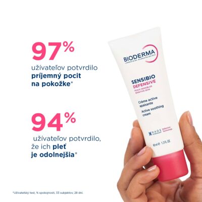 BIODERMA Sensibio Defensive ľahký upokojujúci krém 40 ml – Obrázok 3
