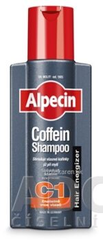 ALPECIN Energizer Coffein Shampoo C1 kofeínový šampón 250 ml – Obrázok 2
