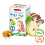 TEREZIA BABY IMUN sirup s hlivou a rakytníkom, príchuť hruška 100 ml