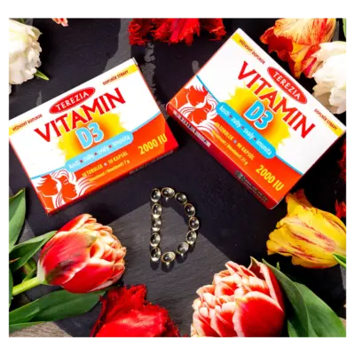 TEREZIA VITAMÍN D3 2000 IU 90 kapsúl – Obrázok 2