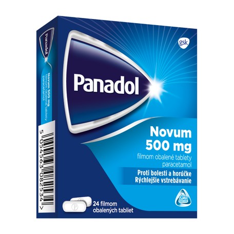 Panadol Novum 500 mg 24 tabliet – Obrázok 1