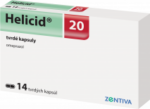 Helicid 20 mg 14 tvrdých kapsúl