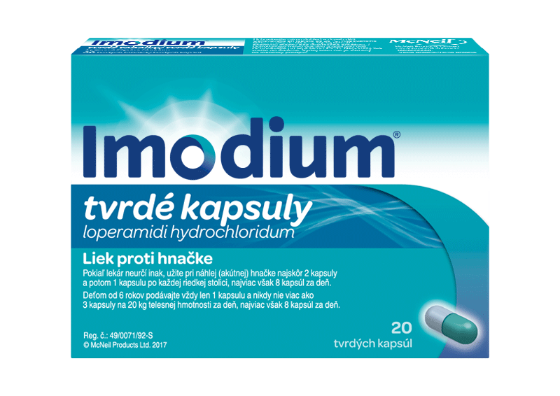 Imodium 20 kapsúl – Obrázok 1
