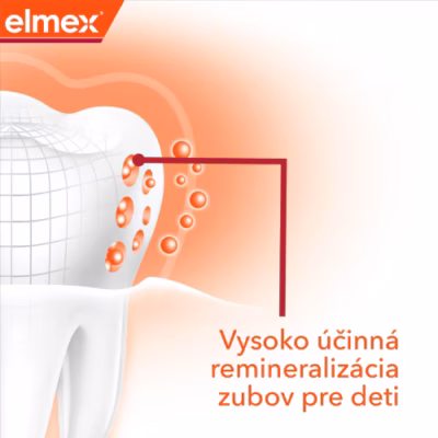 ELMEX JUNIOR zubná pasta 2x75 ml – Obrázok 3