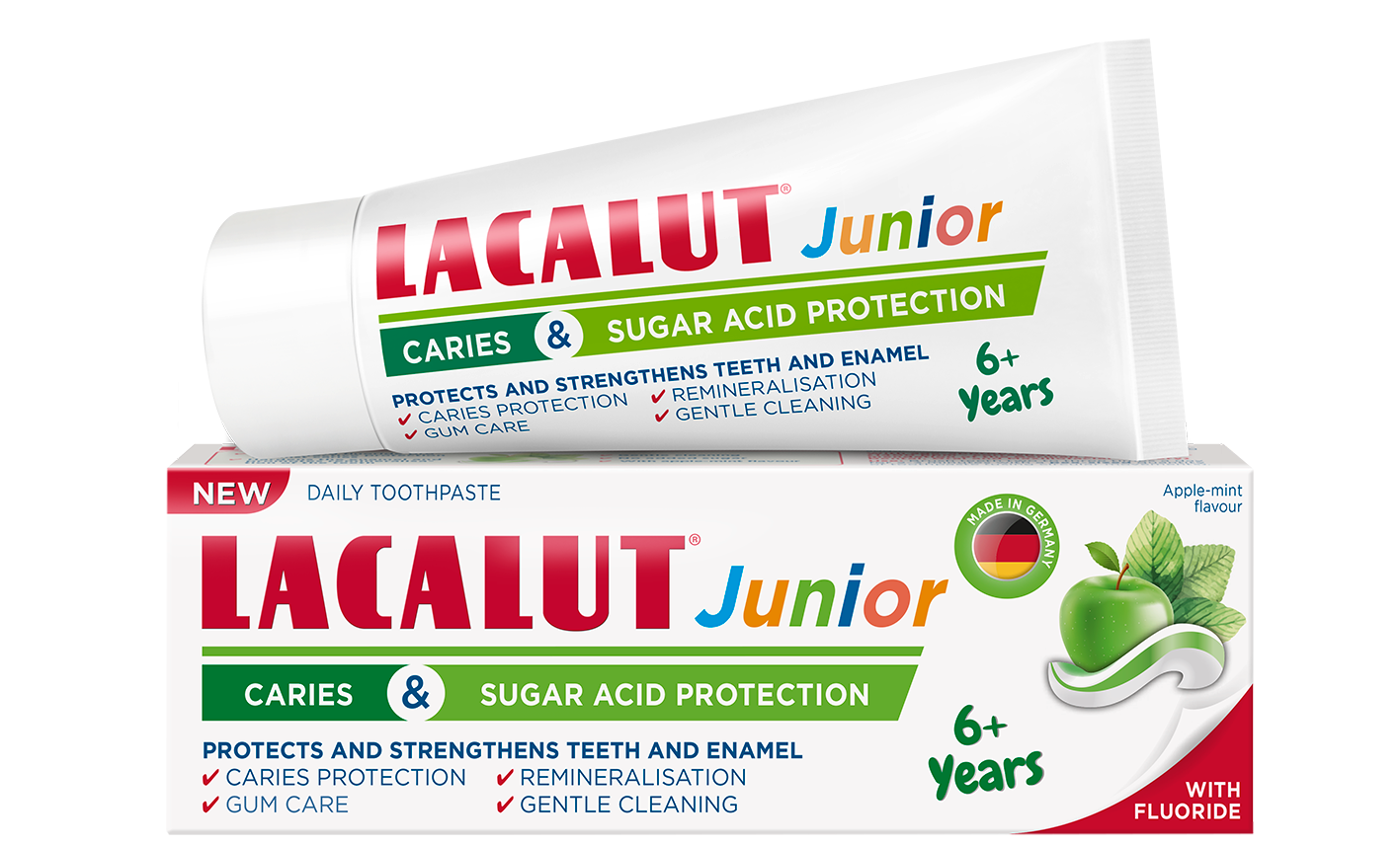 LACALUT Junior zubná pasta 55 ml – Obrázok 1