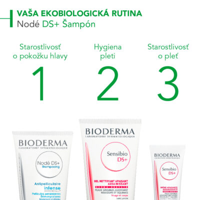 BIODERMA Nodé DS+ upokojujúci a protisvrbivý šampón proti lupinám 125 ml – Obrázok 4