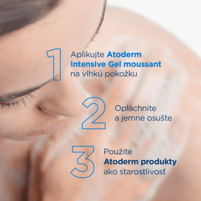 BIODERMA Atoderm Intensive gel moussant sprchový gél 500 ml – Obrázok 6