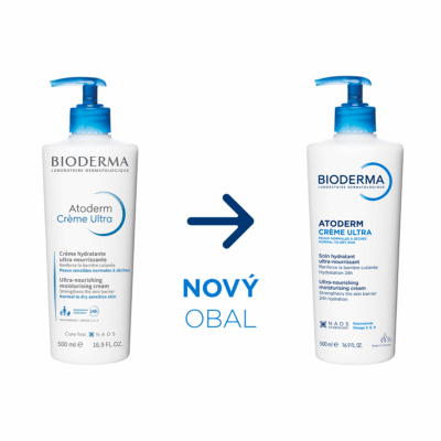 BIODERMA Atoderm Krém Ultra, neparfumovaný 500 ml – Obrázok 2