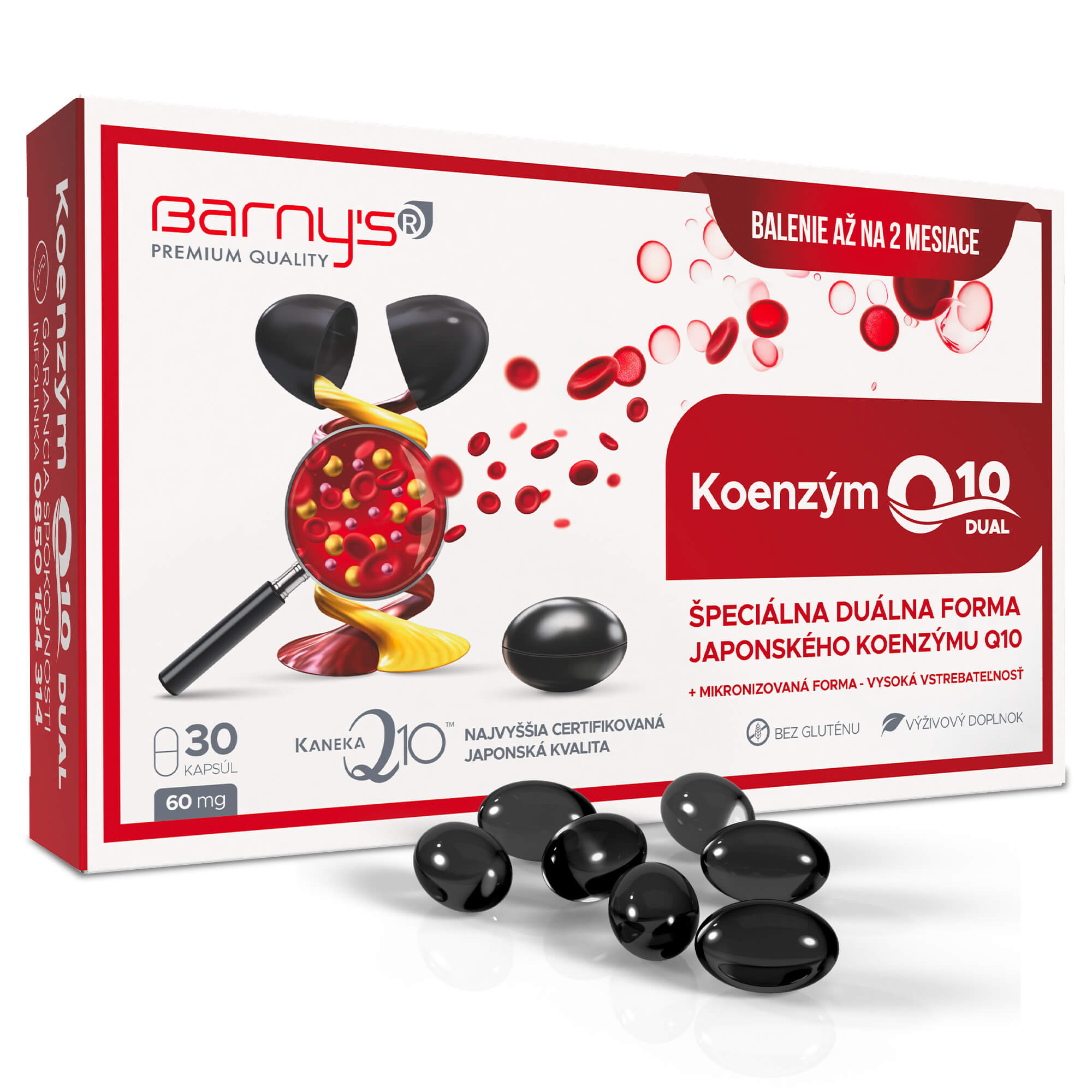 Barny′s® KOENZÝM Q10 DUAL 60 mg 30 kapsúl – Obrázok 1