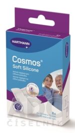 Cosmos Soft Silicone náplasť na citlivú pokožku, 2 veľkosti 8 ks – Obrázok 2