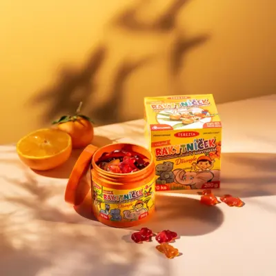 TEREZIA RAKYTNÍČEK želatínky s rakytníkom DŽUNGĽA 70 ks – Obrázok 2