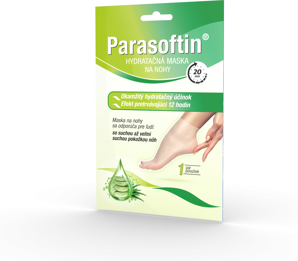 PARASOFTIN Hydratačná MASKA na nohy 1 pár – Obrázok 1