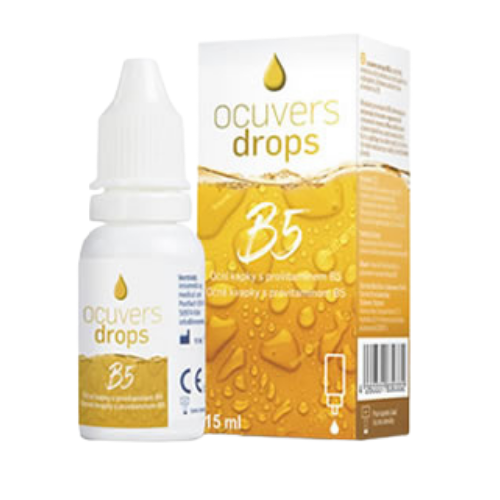 Ocuvers drops B5 očné kvapky s provitamínom B5 15 ml – Obrázok 1