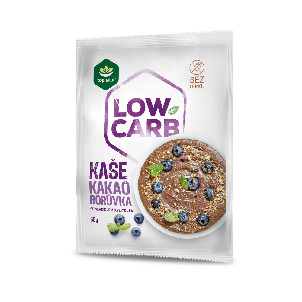 topnatur LOW CARB Kaša KAKAO-ČUČORIEDKA 60 g – Obrázok 1
