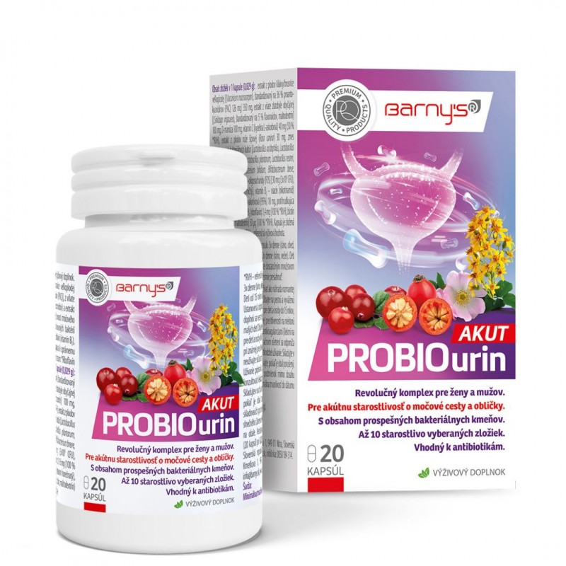 Barny′s® PROBIOurin AKUT 20 kapsúl – Obrázok 1