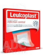 LEUKOPLAST LEUKOMED SORBACT absorpčná náplasť na rany, vodeodolná, sterilná 8x10 cm, (inov.2023) 1x3 ks
