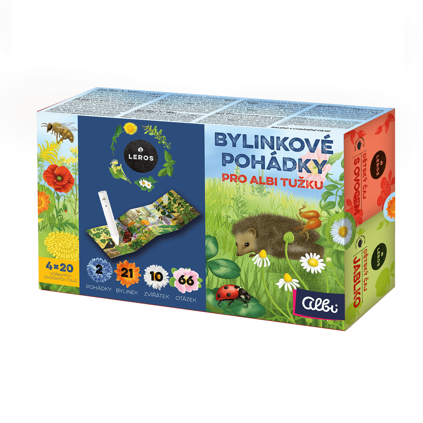 LEROS BYLINKOVÉ ROZPRÁVKY PRE ALBI CERUZKU 4 x 20 vrecúšok – Obrázok 1