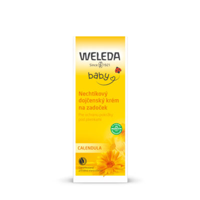 WELEDA baby Nechtíkový dojčenský krém na zadoček 75 ml – Obrázok 2