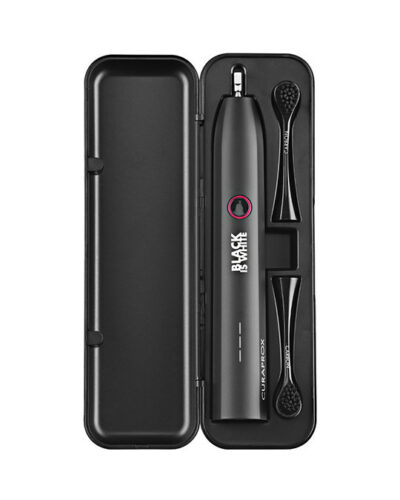 CURAPROX DARČEKOVÁ KRABICA Hydrosonická kefka Black Is White + Cestovný set – Obrázok 4