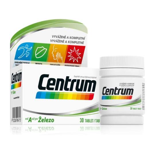 Centrum od A až po Železo 30 tabliet – Obrázok 1